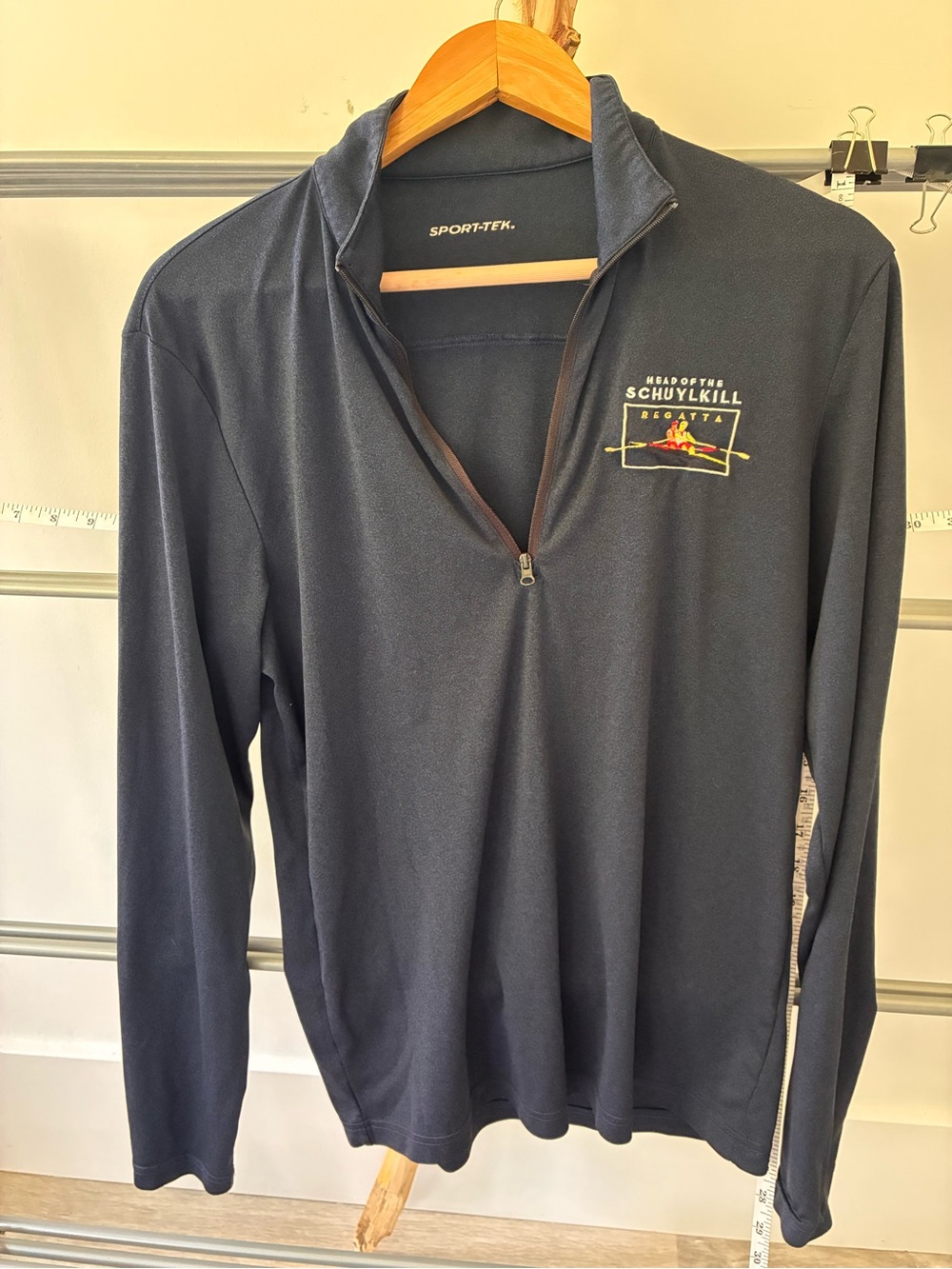 Sport-Tek Women's Navy Schuylkill Regatta 1/4 Zip Pullover